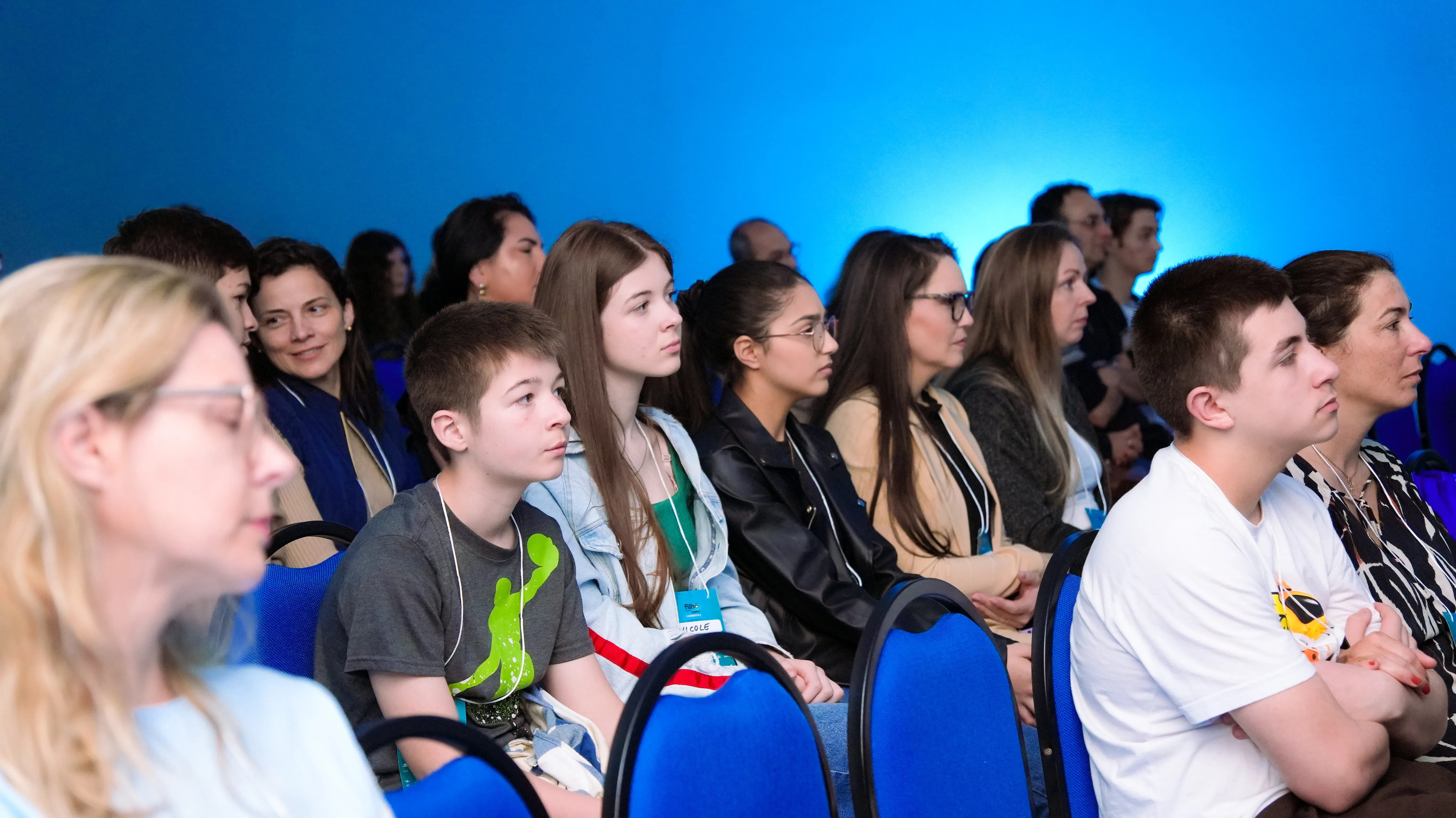 Educadores presentes no evento